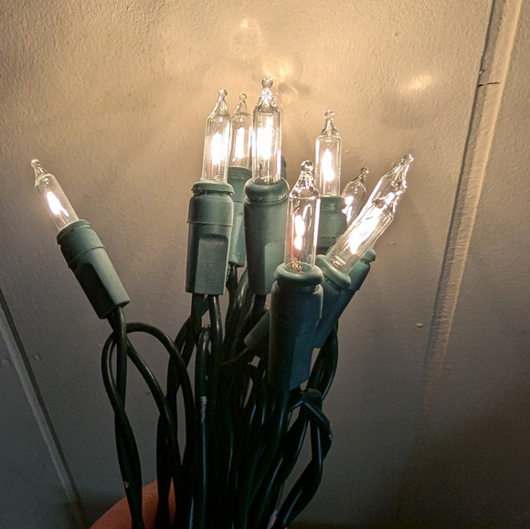 Vintage Bisque Santa String Lights - Picture 5 of 5